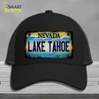 Nevada Lake Tahoe Novelty License Plate Hat Mesh / Black