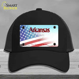 Arkansas with American Flag Novelty License Plate Hat HAT-MLP-12332