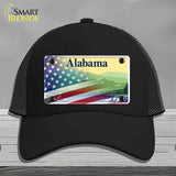 Alabama with American Flag Novelty License Plate Hat HAT-MLP-12475