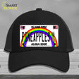 Pineapples Hawaii Novelty License Plate Hat / Black Mesh