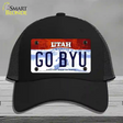 Go BYU Novelty License Plate Hat Mesh / Black
