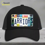 Warriors Strip Art Novelty License Plate Hat Tag Mesh Black
