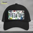 Predators Strip Art Novelty License Plate Hat Tag Mesh Black