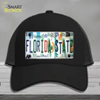 Florida State Strip Art Novelty License Plate Hat Tag Mesh Black