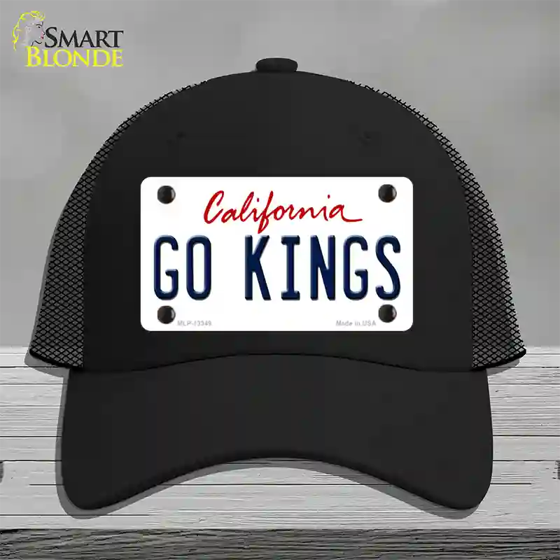 Go Kings California Novelty License Plate Hat Tag Mesh Black
