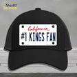 Number 1 Kings Fan California Novelty License Plate Hat Tag Mesh Black