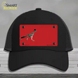 Roadrunner Offset Novelty License Plate Hat Mesh / Black