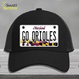 Go Orioles Novelty License Plate Hat Tag Mesh Black