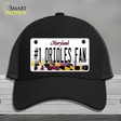Number 1 Orioles Fan Novelty License Plate Hat Tag Mesh Black