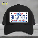 Go Panthers North Carolina Novelty License Plate Hat Tag Mesh Black