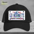 Hornets Fan Novelty License Plate Hat Tag Mesh Black