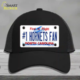 Number 1 Hornets Fan Novelty License Plate Hat Tag Mesh Black
