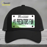 Number 1 Predators Fan Novelty License Plate Hat Tag Mesh Black