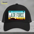 Air Force Arizona Novelty License Plate Hat Tag Mesh Black