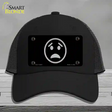 Worried Black Novelty License Plate Hat Tag Mesh Black
