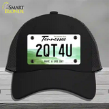 Too Cute For You Novelty License Plate Hat Tag Mesh Black