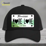 More Love Novelty License Plate Hat Tag Mesh Black