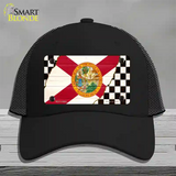 Florida Racing Flag Novelty License Plate Hat Tag Mesh Black
