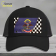 North Dakota Racing Flag Novelty License Plate Hat Tag Mesh Black