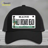 Old Orchard Beach Maine Novelty License Plate Hat Tag Mesh Black