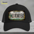 Old Orchard Beach Maine Rusty Novelty License Plate Hat Tag Mesh Black