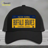 Buffalo Braves New York Novelty License Plate Hat Tag Mesh Black