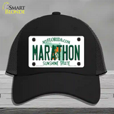 Marathon Florida Novelty License Plate Hat Tag Mesh Black