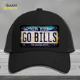 Go Bills New York Rusty Novelty License Plate Hat Tag Mesh Black
