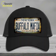 Buffalo Mafia Excelsior New York Rusty Novelty License Plate Hat Tag Mesh Black