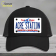 Acre Station North Carolina Novelty License Plate Hat Tag Mesh Black