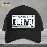 Bills Mafia NY Excelsior Novelty License Plate Hat Tag Mesh Black