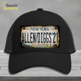 Allen Diggs 21 NY Excelsior Rusty Novelty License Plate Hat Tag Mesh Black