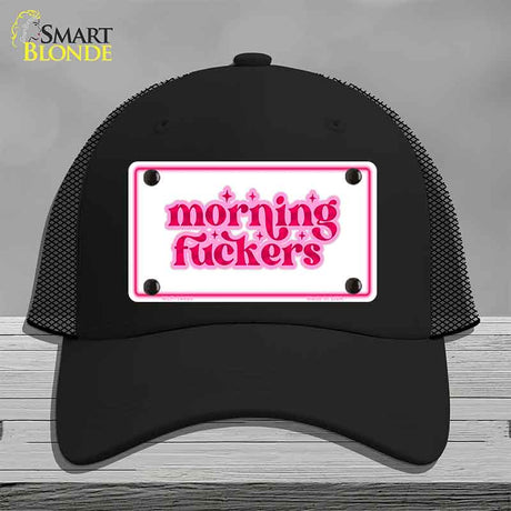 Morning F-ckers Novelty License Plate Hat HAT-MLP-14490