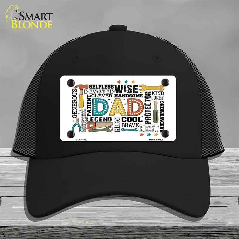 Dad Qualities Novelty License Plate Hat HAT-MLP-14497