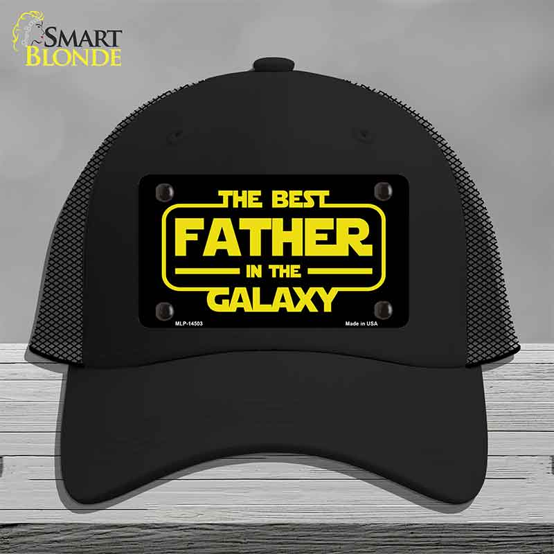 Best Father in the Galaxy Novelty License Plate Hat HAT-MLP-14503