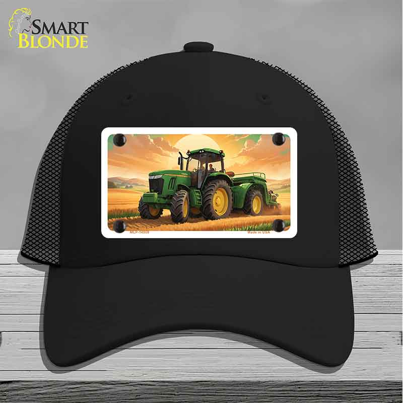 Tractor Sunset Novelty License Plate Hat HAT-MLP-14508