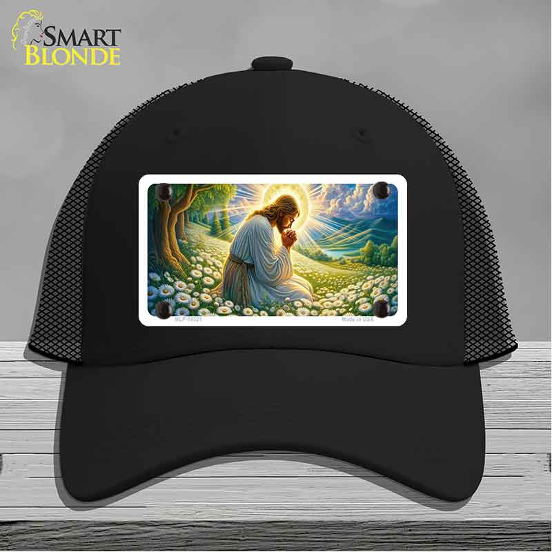 Jesus Praying Novelty License Plate Hat HAT-MLP-14521