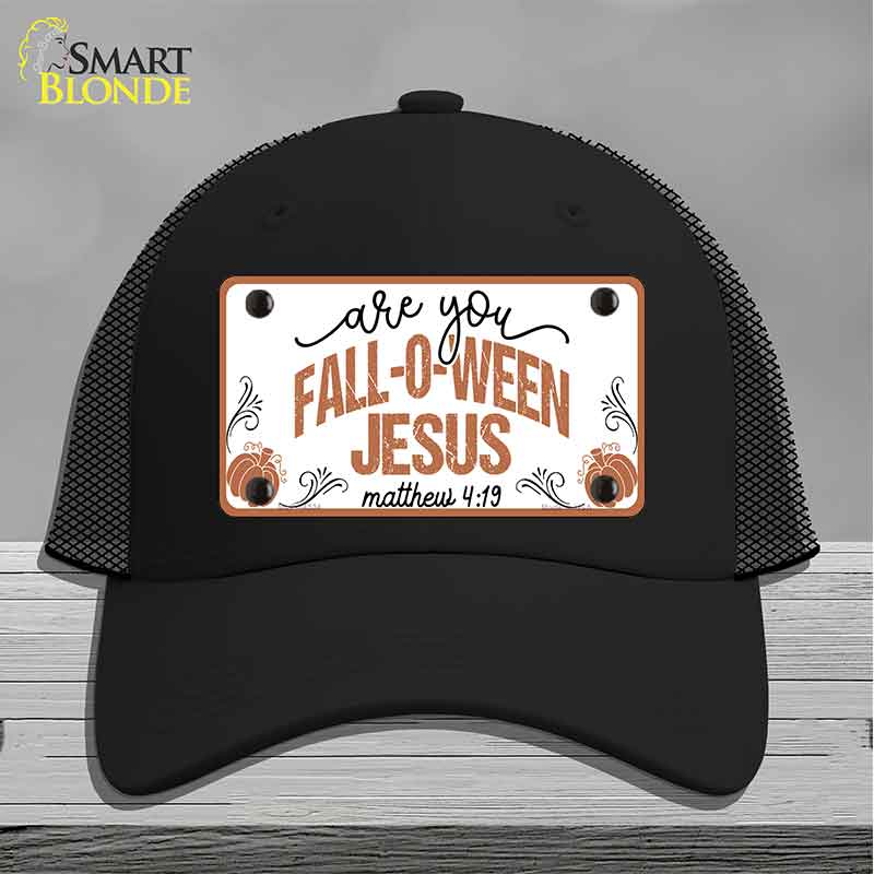 Fall-o-ween Jesus Novelty License Plate Hat HAT-MLP-14534