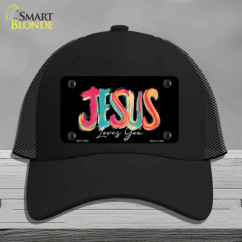 Jesus Loves You Novelty License Plate Hat HAT-MLP-14553