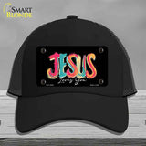 Jesus Loves You Novelty License Plate Hat HAT-MLP-14553