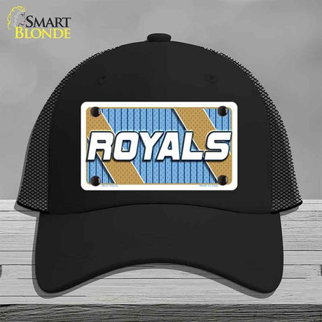 ROYALS Graphic Novelty License Plate Hat HAT-MLP-14576 Mesh Black