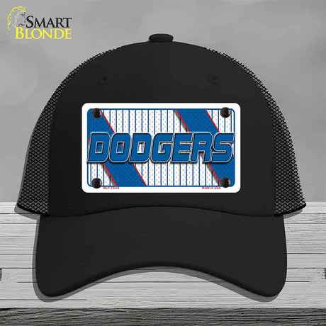 DODGERS Graphic Novelty License Plate Hat HAT-MLP-14578 Mesh Black