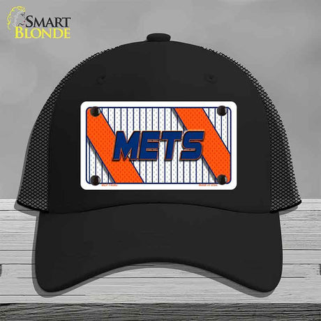 METS Graphic Novelty License Plate Hat HAT-MLP-14582 Mesh Black