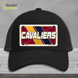 Black cap with a Cavaliers license plate design on a gray background