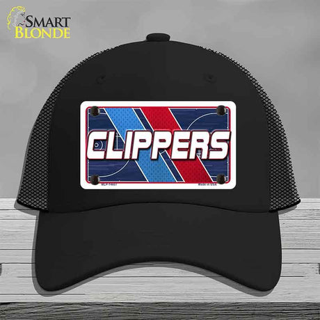 Black cap with 'CLIPPERS' design on a gray background