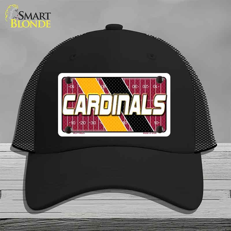 CARDINALS Graphic Novelty License Plate Hat HAT-MLP-14625 Mesh Black