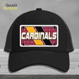 CARDINALS Graphic Novelty License Plate Hat HAT-MLP-14625 Mesh Black