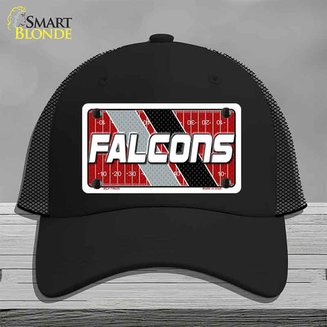 FALCONS Graphic Novelty License Plate Hat HAT-MLP-14626 Mesh Black