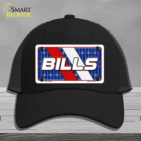 BILLS Graphic Novelty License Plate Hat HAT-MLP-14628 Mesh Black