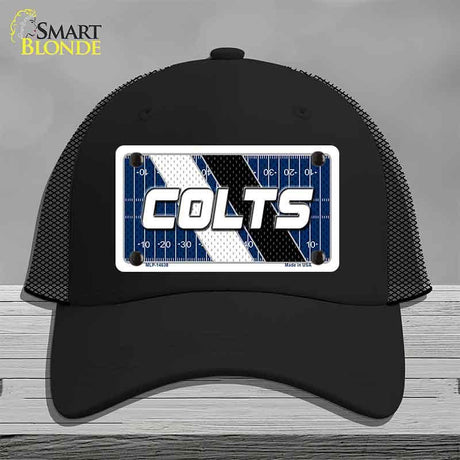 COLTS Graphic Novelty License Plate Hat HAT-MLP-14638 Mesh Black